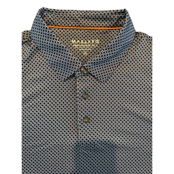 TWO Maelreg Performance Polo Shirts Men’s XL Stretch Golf Bundle Lot Athletic - Picture 4 of 13